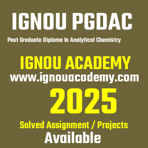 IGNOU PGDAC SOLVED ASSIGNMENT 2025